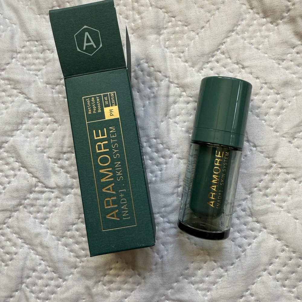 ARAMORE NAD+ Retinol Peptide Booster - PM Skin System 10 ml NEW in Box